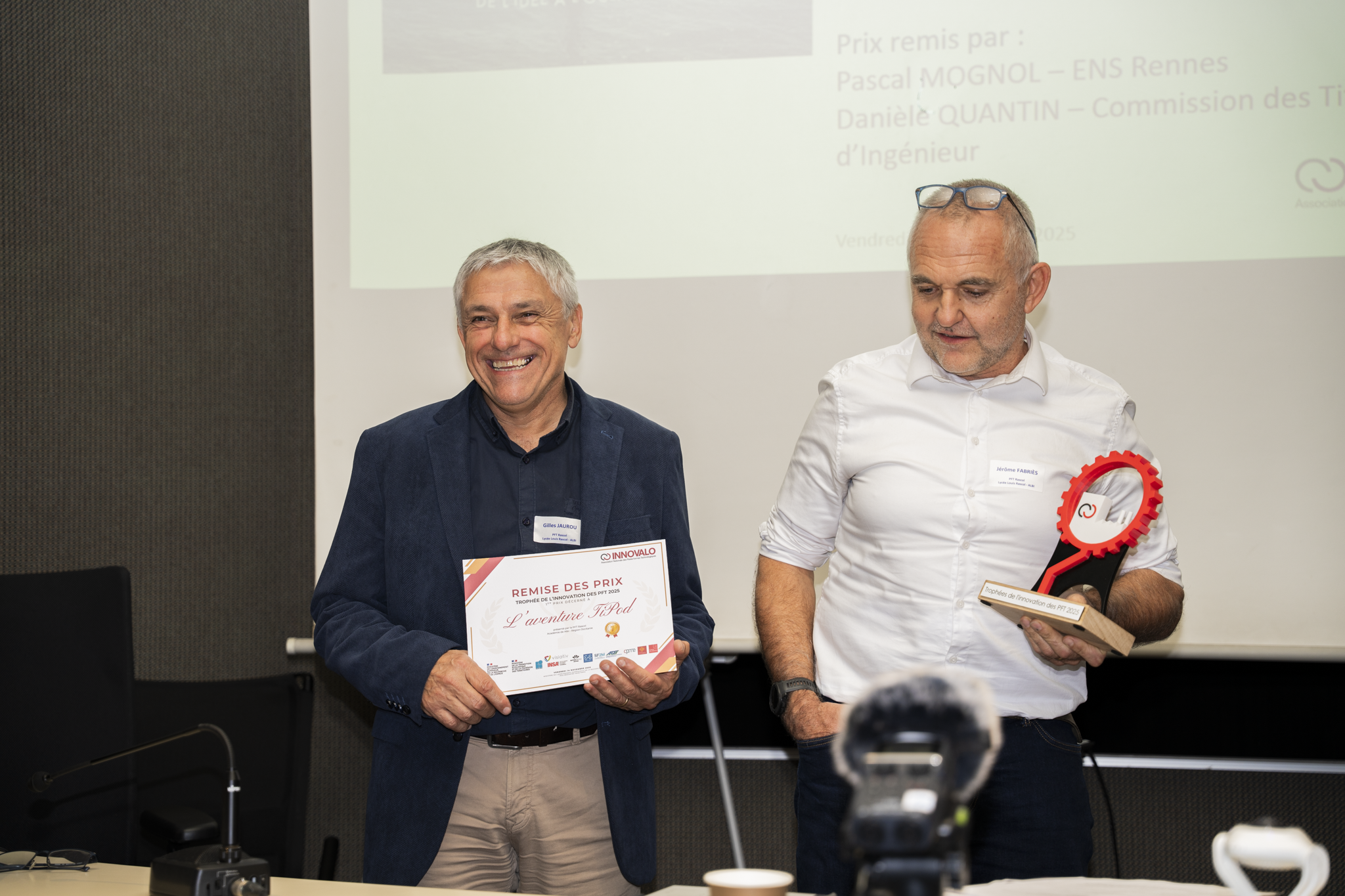 Cérémonie de remise des prix